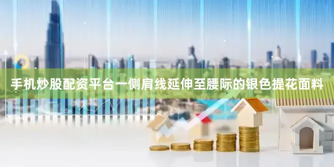 手机炒股配资平台一侧肩线延伸至腰际的银色提花面料